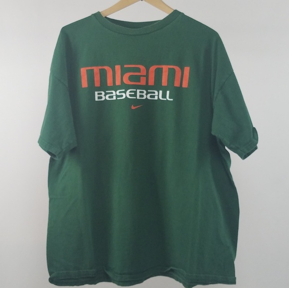 miami hurricanes baseball shirt